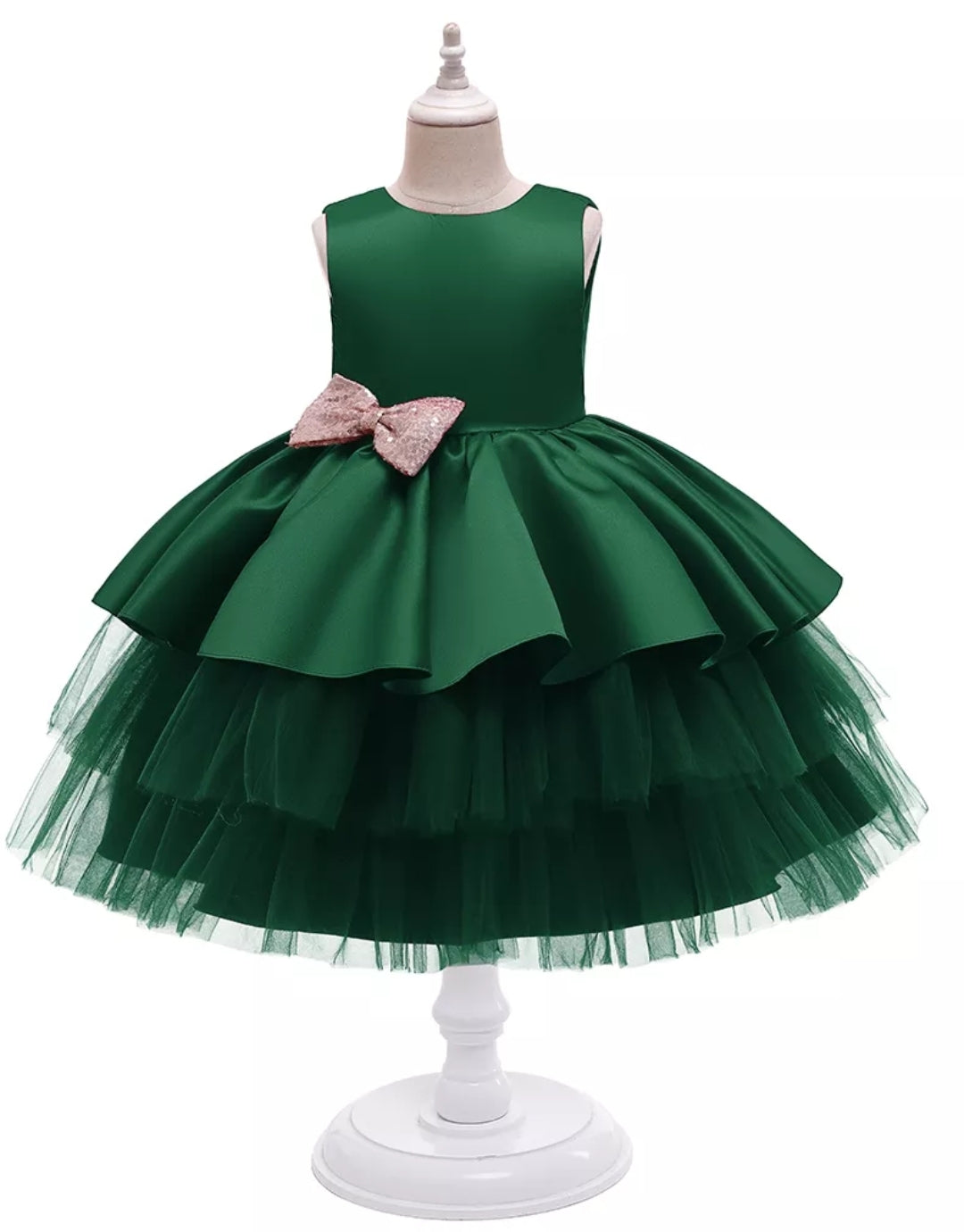 Forest Green Special Occasions Dress