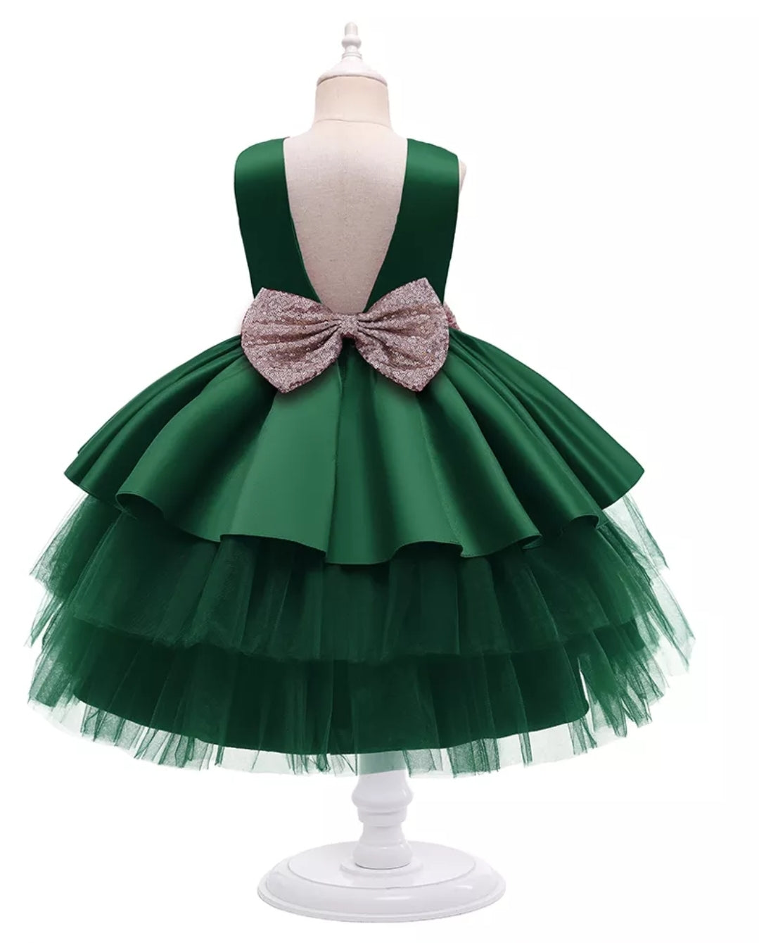 Forest Green Special Occasions Dress