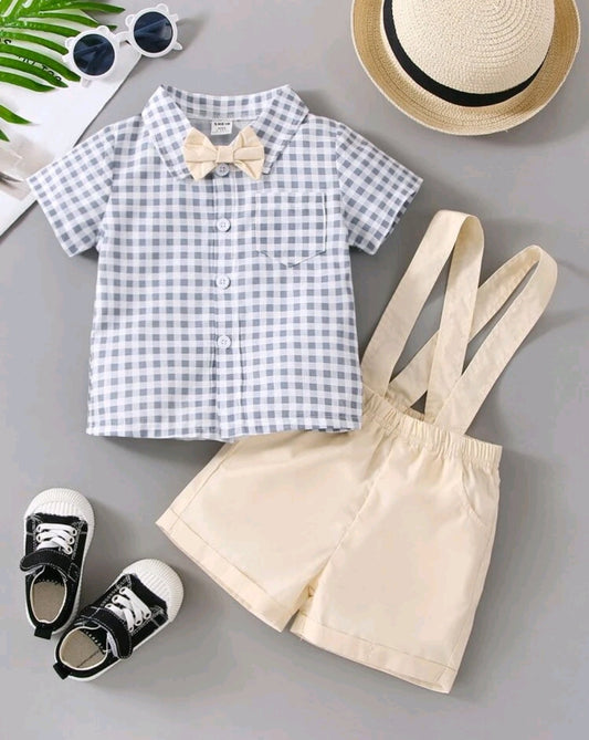 3PSC Gentleman Suit Checked