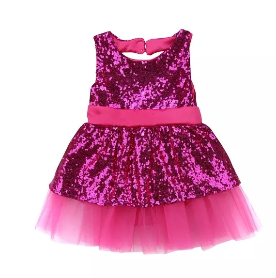 Pink Sequins Special Occasions Dress 1001034