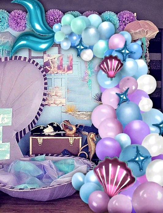 Mermaid Tail Balloon Arch 77PSC 50007