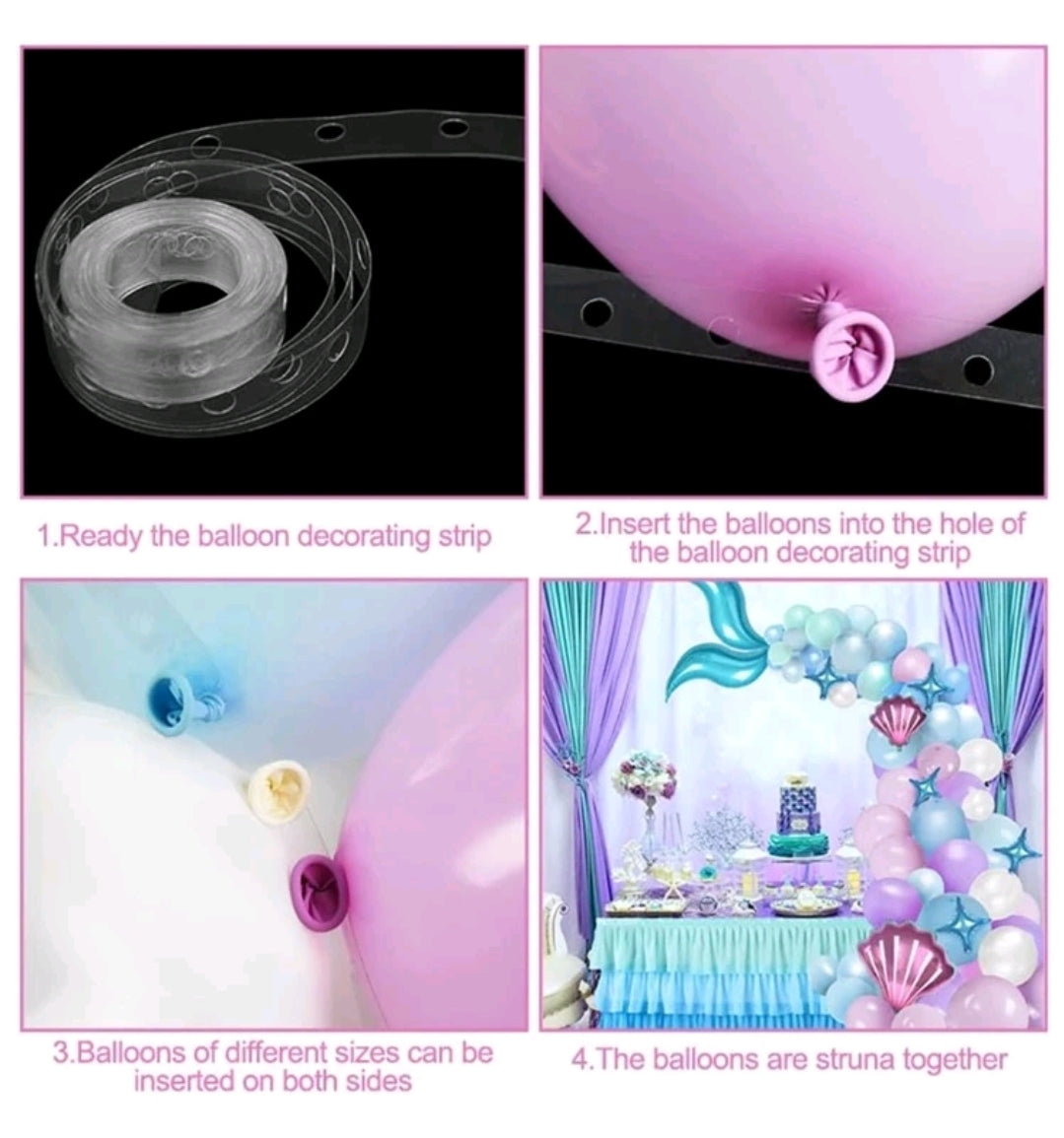 Mermaid Tail Balloon Arch 77PSC 50007