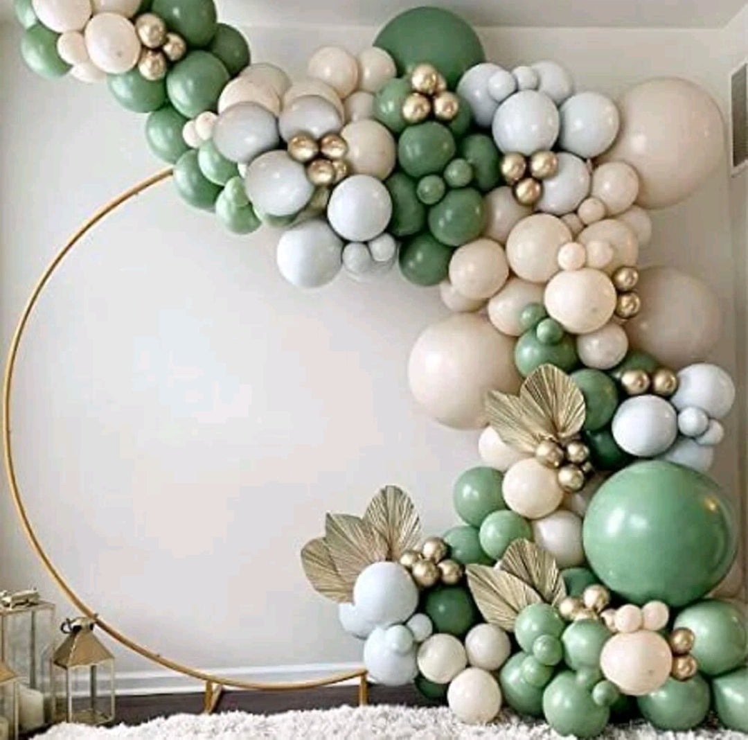 Sage Balloon Arch 117PSC