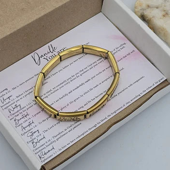 9mm Italian Charm Bracelet — Personalized Scripture