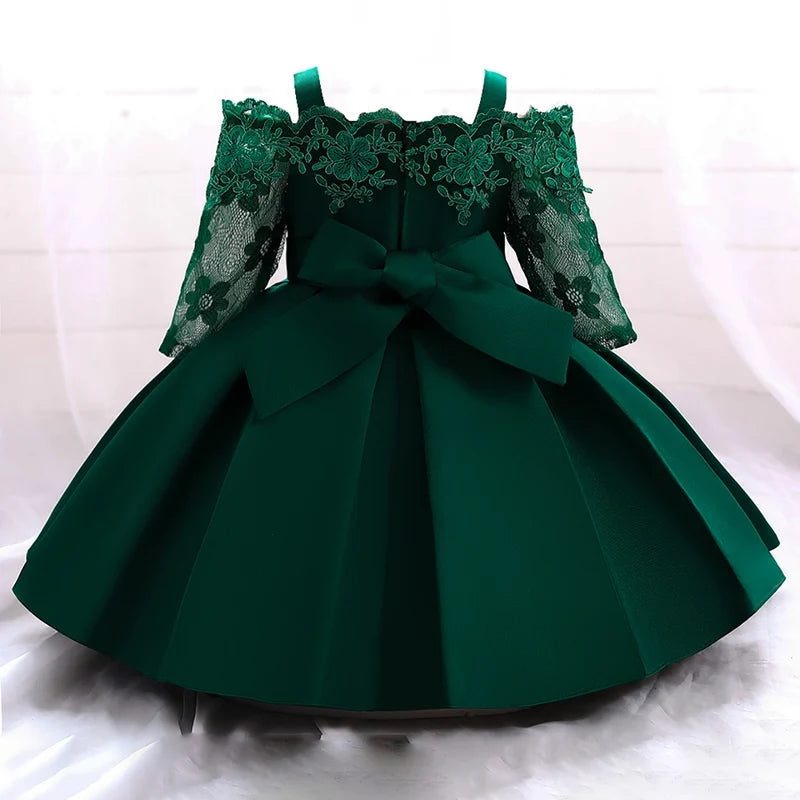 Embroidered Emerald Green Off The Sholders Formal Dress. 100066
