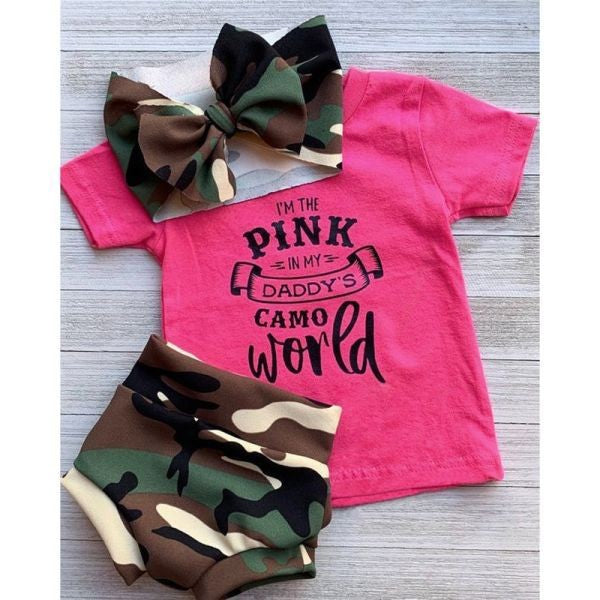 I'm The PINK in My Daddy's Camo World