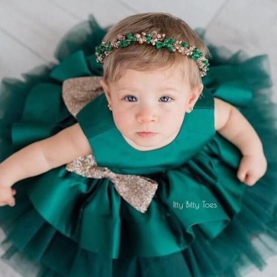 Forest Green Special Occasions Dress