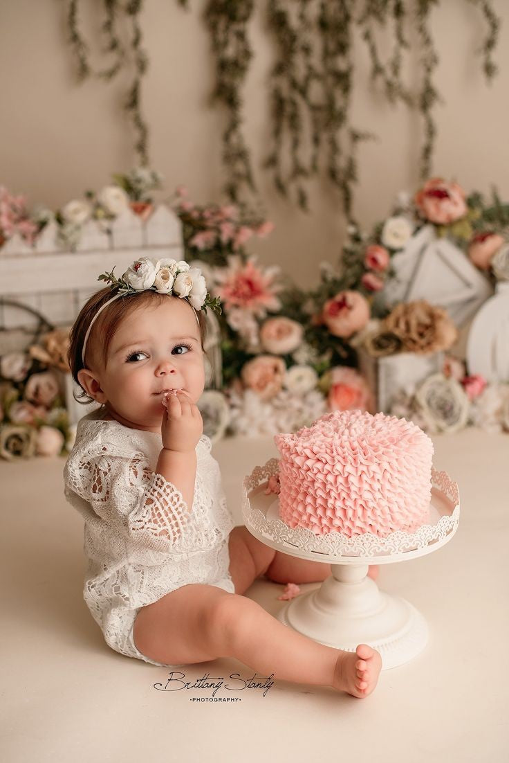 Bell Sleeve Lace White Romper 1000147