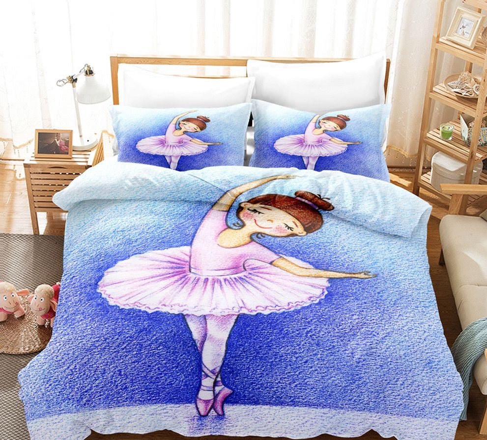 Ballerina Purple Bedding 