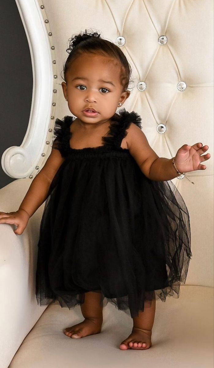 Black Tulle Dress 1000165