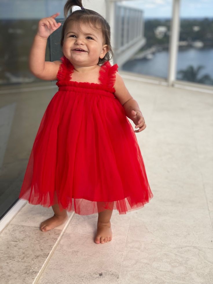 Red Tulle Dress