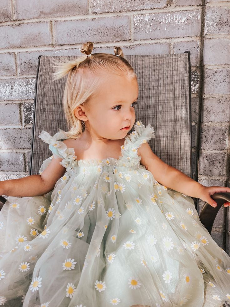 Green Daisy Dress 1000282