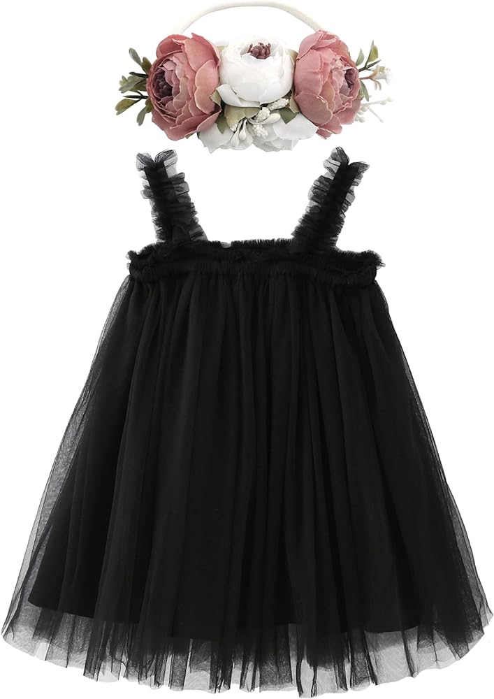 Black Tulle Dress 1000165
