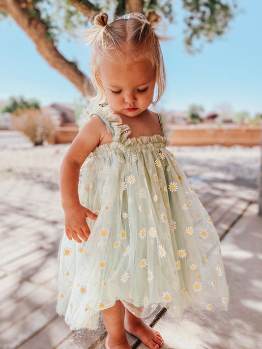 Green Daisy Dress