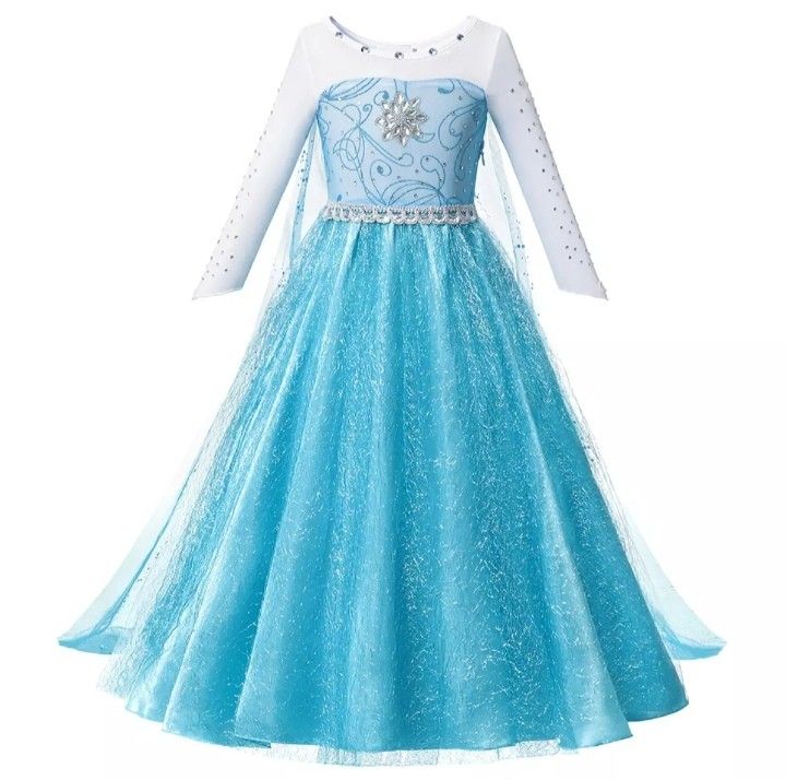 Teal Ice Princess Costume 