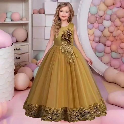 Gold Special Occasions Ball Gown 