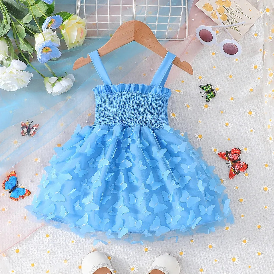 Blue Butterfly Dress 1000116