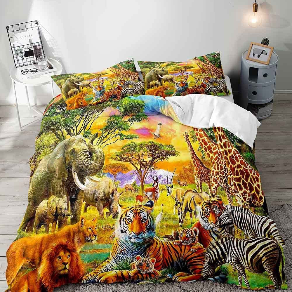 Safari Wild Animals Bedding
