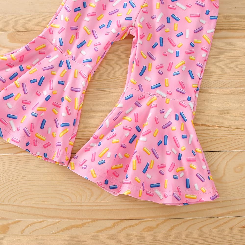 Two Sweet BIRTHDAY OUTFIT, Top, Belle Bottoms and Headband Doughnut #10020040