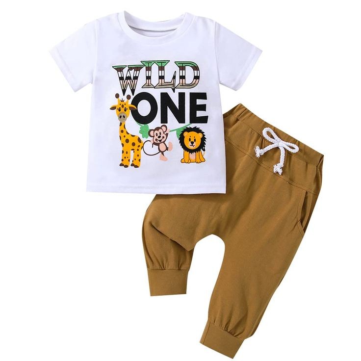 Two Wild T-shirts and Pants  200019
