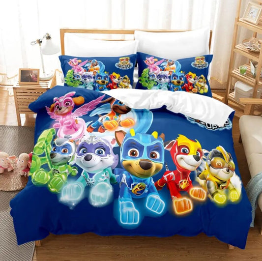 Paw Patrol Mighty Pups bedding