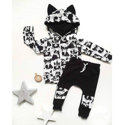 Pug Hooded Tracksuit and Matching Pants