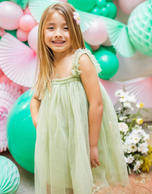 Mint Green Tulle Dress