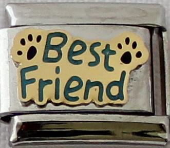 Best Friend Paws 9mm Charm-Charmed Jewellery