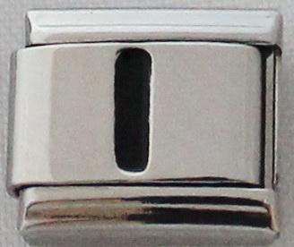 Black Letter I 9mm Charm-Charmed Jewellery