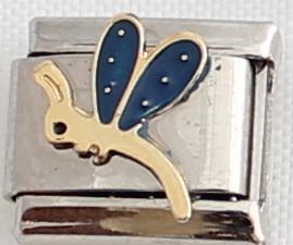 Blue Dragonfly 9mm Charm-Charmed Jewellery