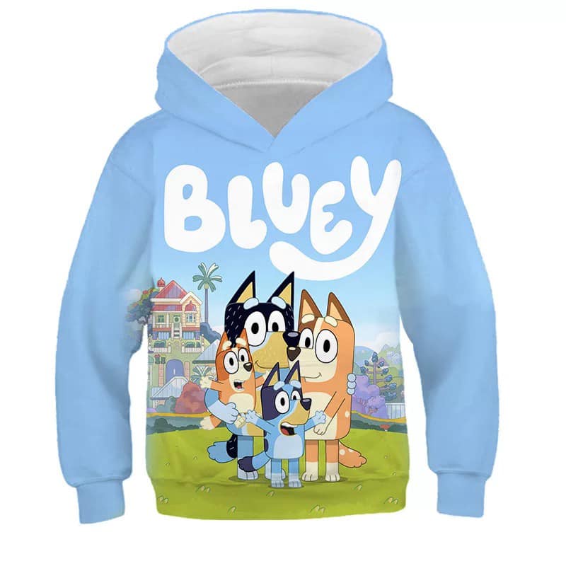 Bluey Printed 3D Hoodie