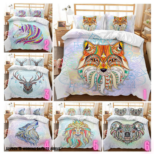 Boho Animals bedding