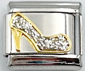 Glitter High Heel 9mm Charm
