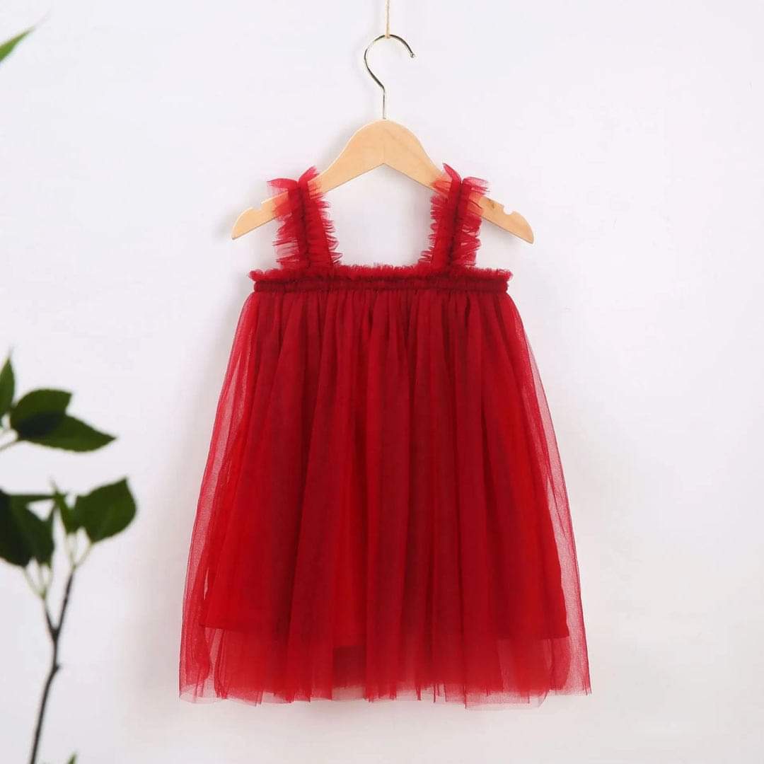 Red Tulle Dress 1000462