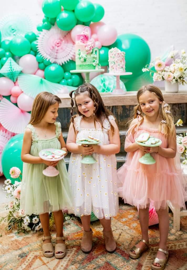 Mint Green Tulle Dress 1001072