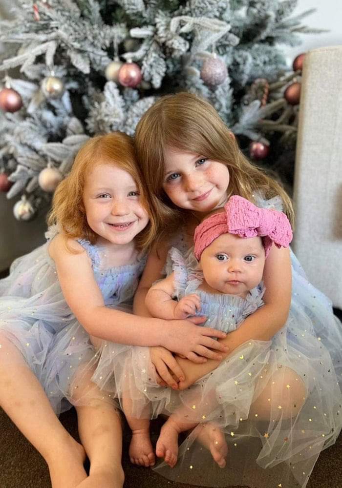 Blue Purple Star Tulle Dress 1000522