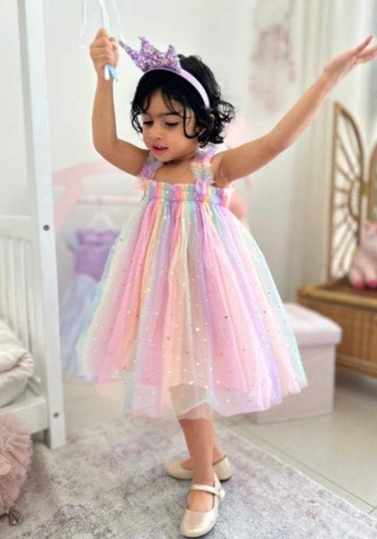 Rainbow Star Dress