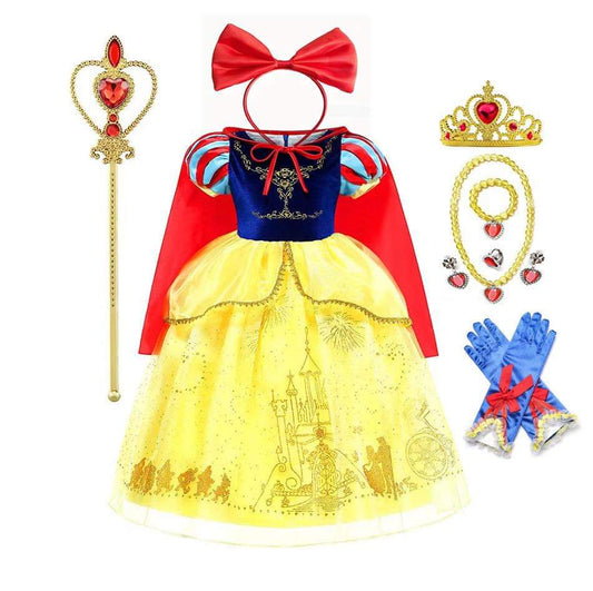 Snow White Party Dress with accessories