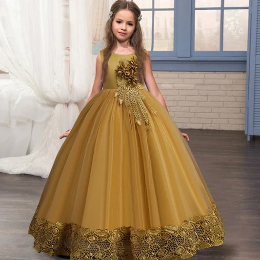 Gold Special Occasions Ball Gown 