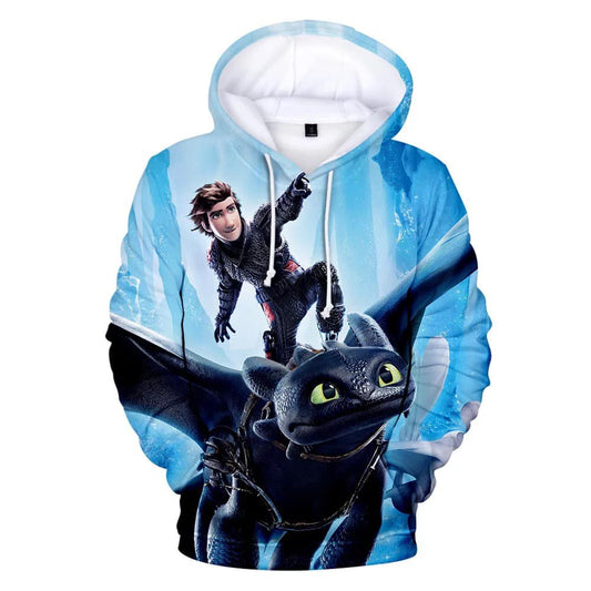 How to train a dragon 3D Hoodie
