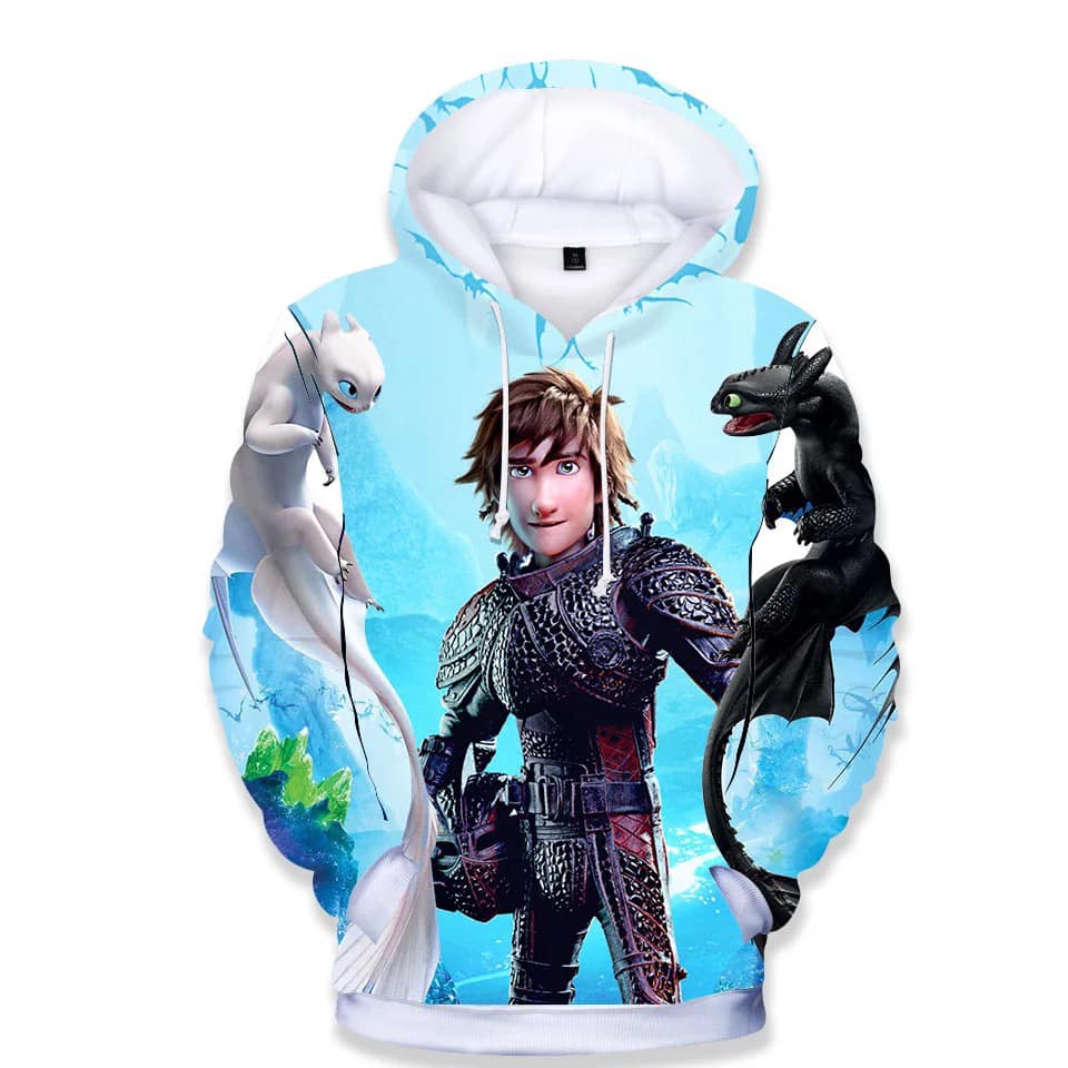 How to train a dragon 3D Hoodie 2