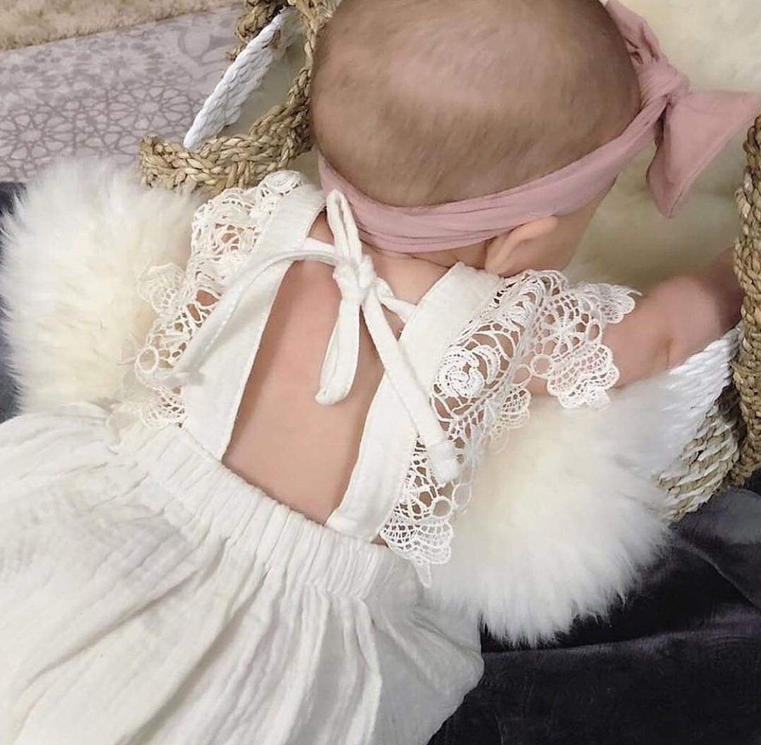 Off White Lace Dress 1000236