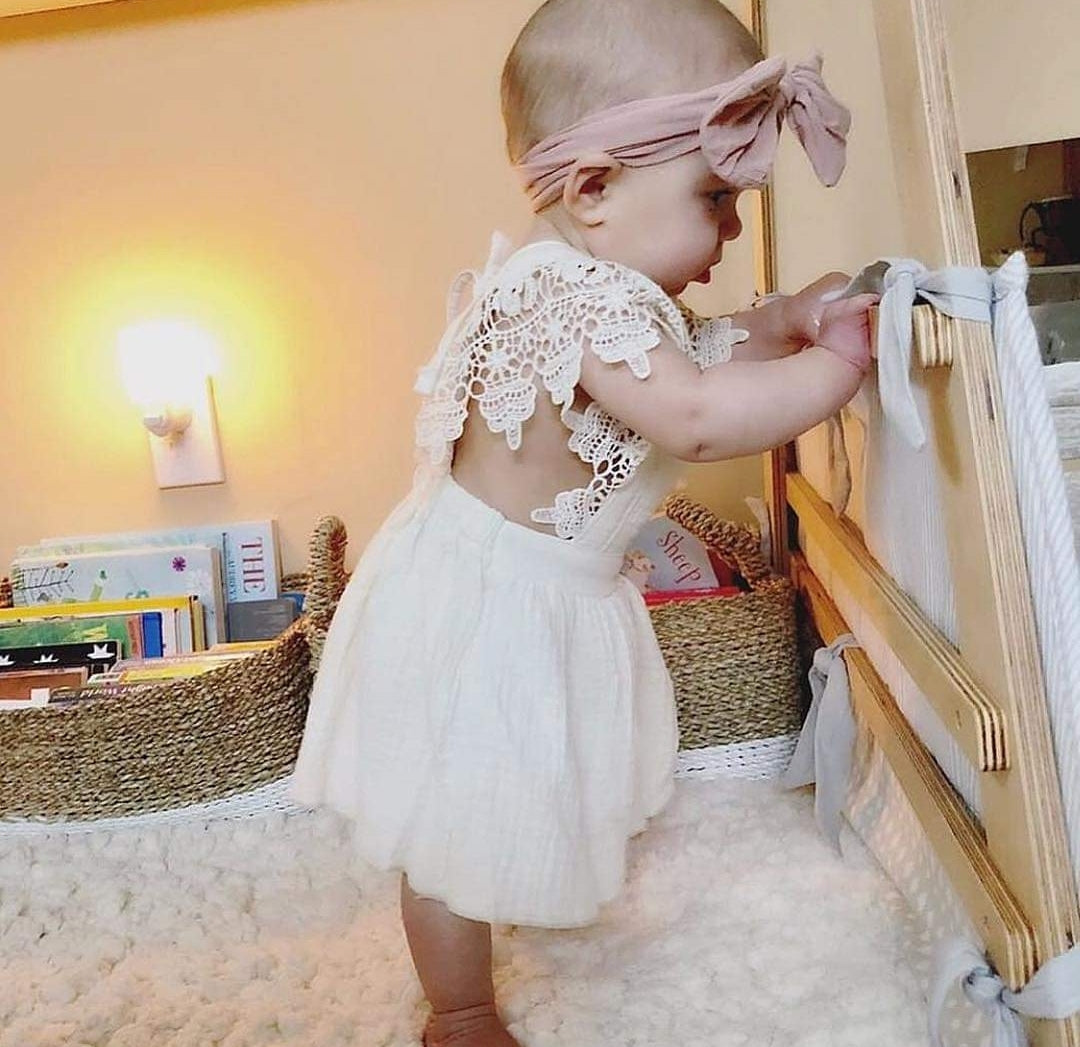 Off White Lace Dress 1000236