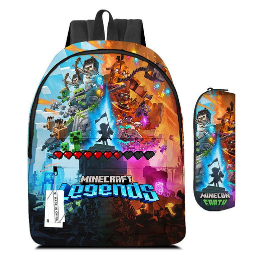 Minecraft Legends Backpack & pencil bag