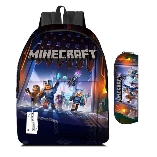 Minecraft Battle Backpack & pencil bag