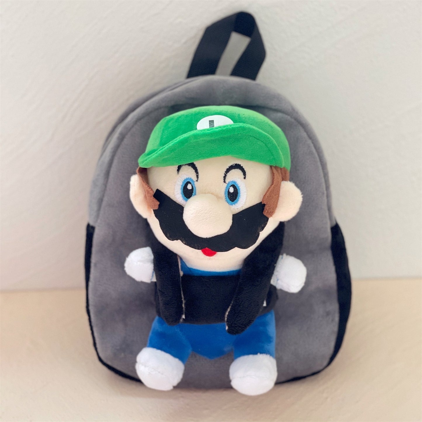 Detachable Mario soft plush backpack
