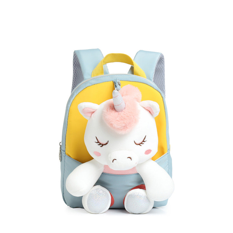 Detachable Unicorn soft plush backpack (3-colours)