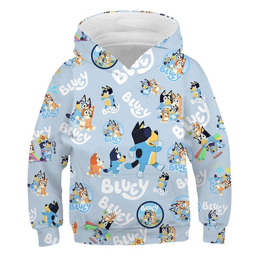 Bluey Printed 3D Hoodie