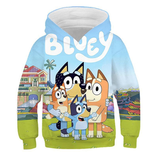 Bluey Printed 3D Hoodie