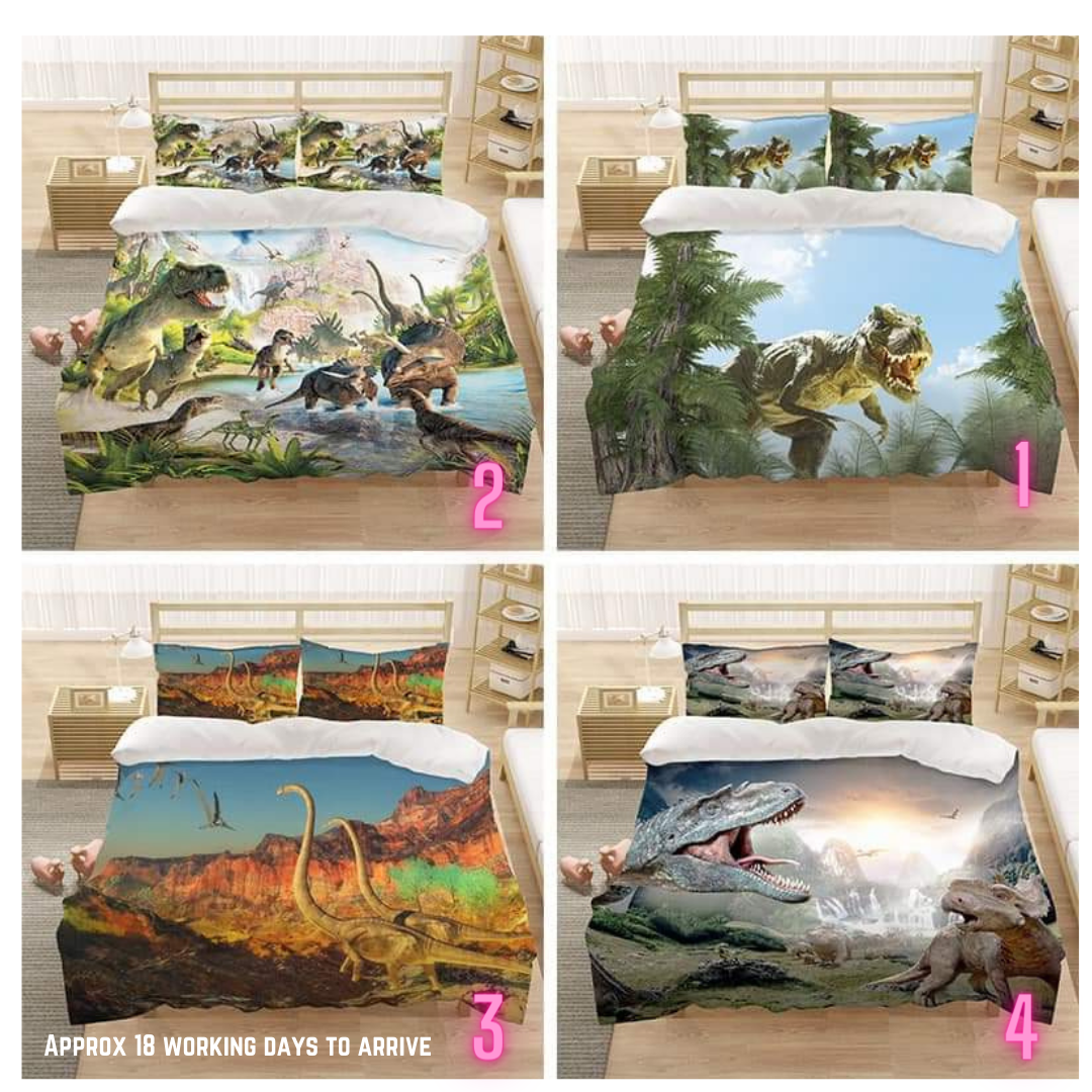 Jurassic Dinosaurs Bedding